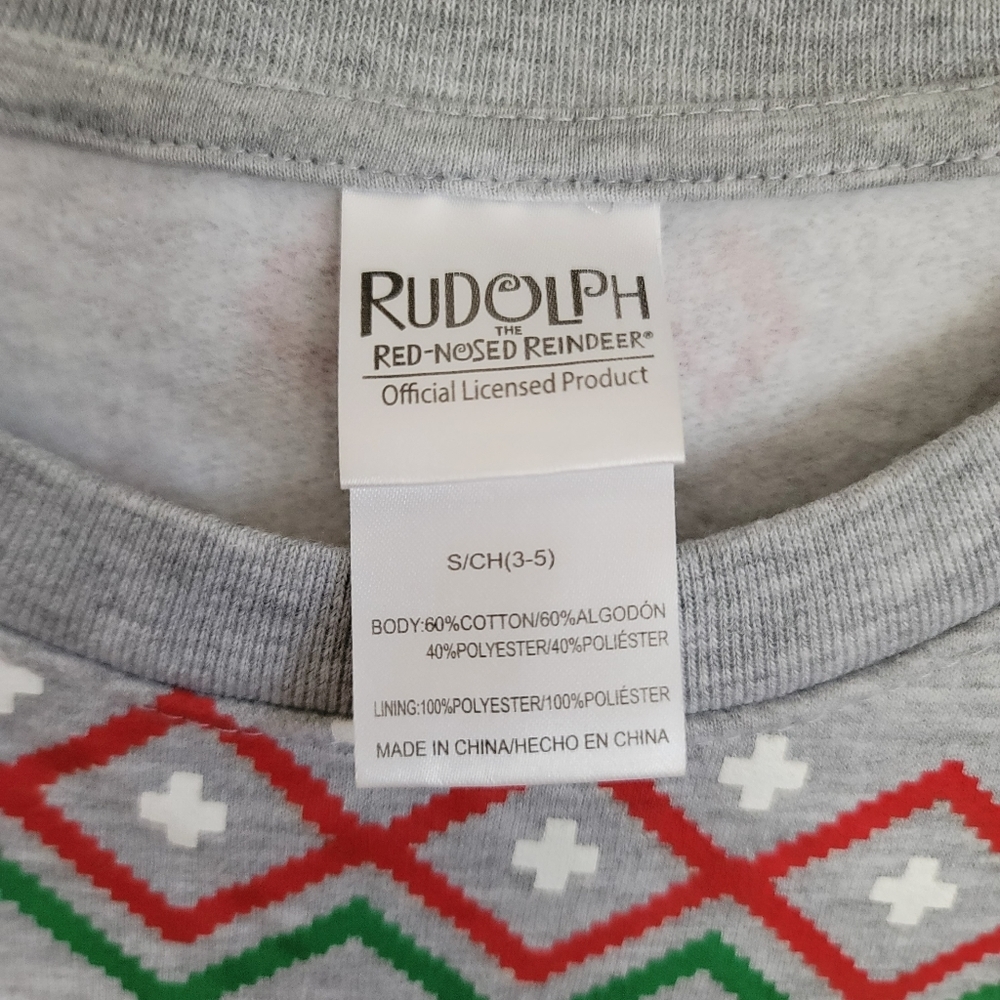 Rudolph Santa Sweatshirt S Small Crewneck - Picture 5 of 5